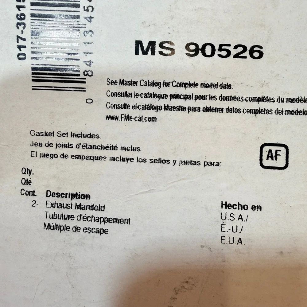 Fel-Pro‎ MS90526 Exhaust Manifold Gasket Set for Multiple Vehicle Applications